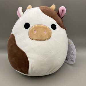 Squishmallow Kellytoy Plush Specialty Cows Ronnie the Brown Cow 7" NWT